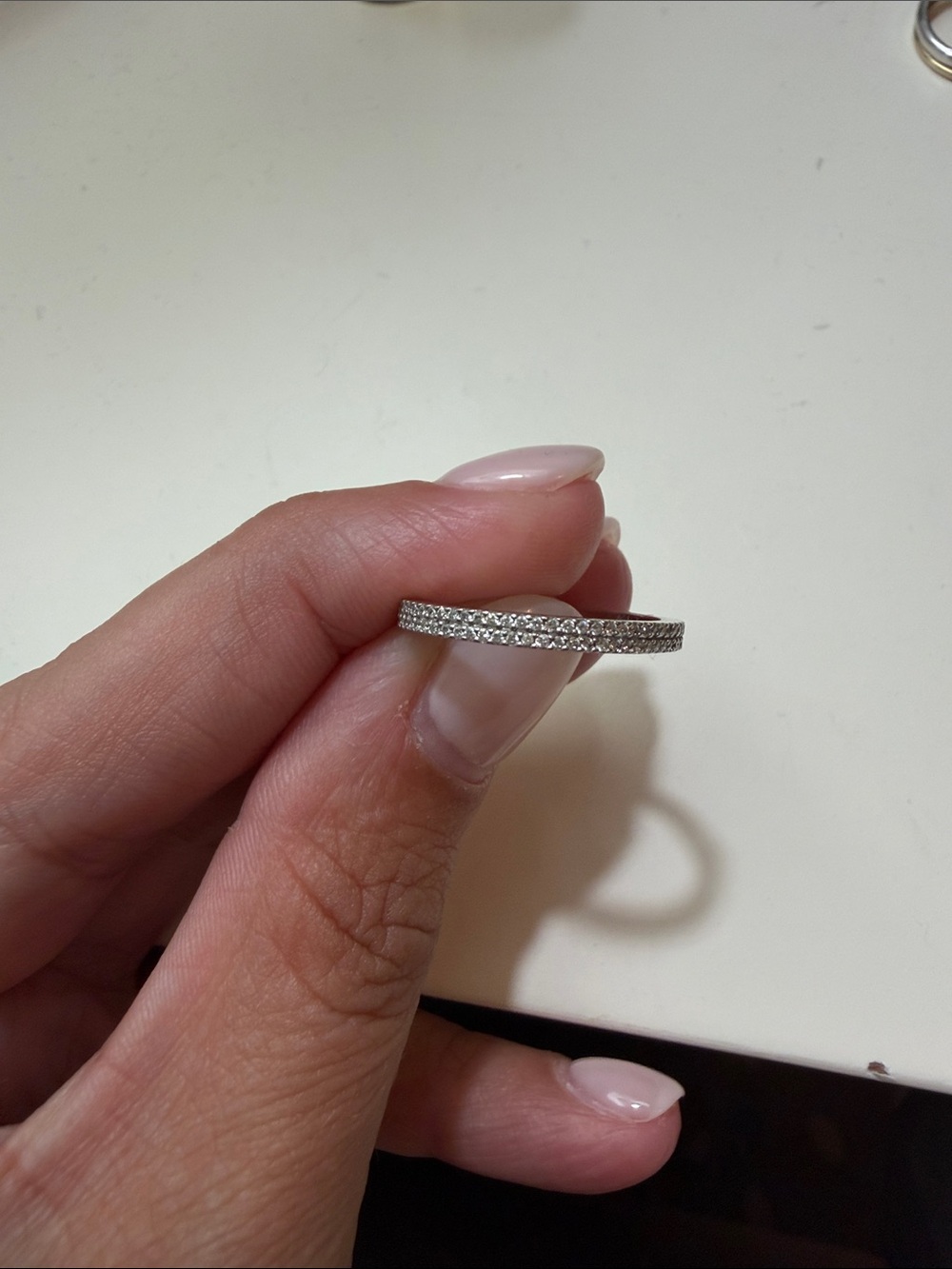 Ring Concierge Double Row Pave Band